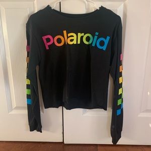 Polaroid long sleeve graphic📽